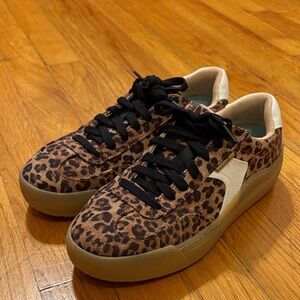 Dr. Scholl's Leopard Print Sneakers